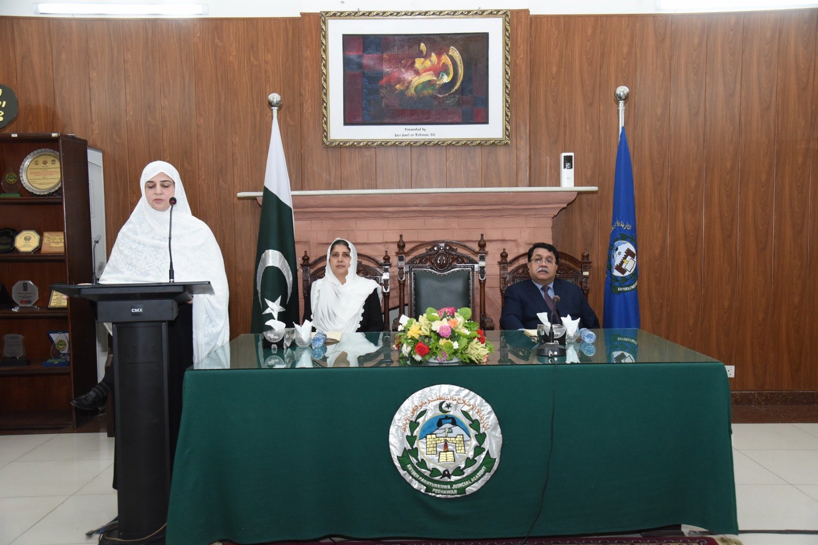Session in progress at the Judicial Academy, Peshawar